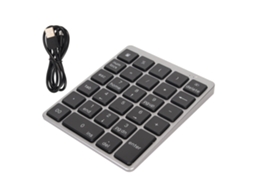 Teclado Numérico Mini Usb Com Fio De 28 Teclas