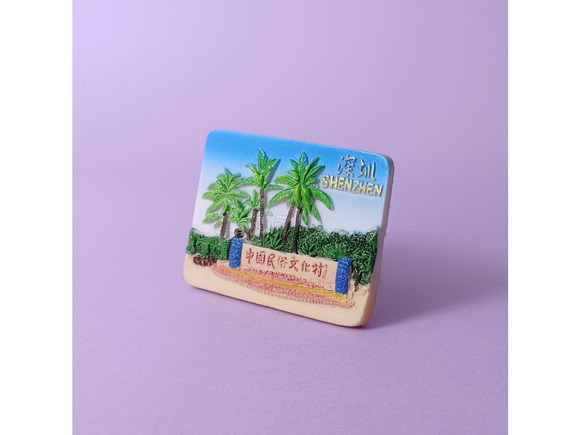 Ímãs De Geladeira E Lembrancinhas Turísticas Da Cidade De Shenzhen, Na China.