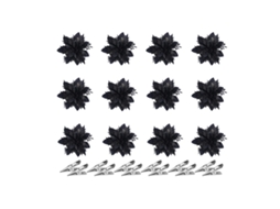 Laxiscreed Pack Com 12 Flores E Clips Para Decoração De Festival, 14cm