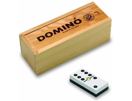 Jogo de Tabuleiro  Dominó Chamelo En Caja De Madera (Idade Mínima: 6)