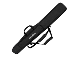 Bolsa De Pesca Relaxdays 150 Cm, Para 3 Varas, 5 Compart., Acolchoada, Grande, Acessórios, Oxford 1200d, Preta
