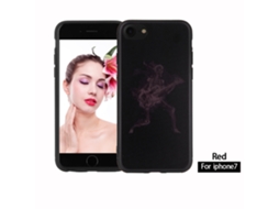 Capa LAXISCREED Iphone 7 Tpu Mudança de Cor por Calor Vermelha
