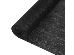 Vidaxl Rede De Ocultação Para Privacidade Pead 195 G/m² 1,2x10 M Preto