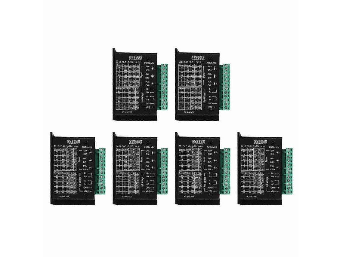 Controlador de Drivers de Motor de Passo 15 peças CNC Eixo Único 4a TB6600 Unitblack