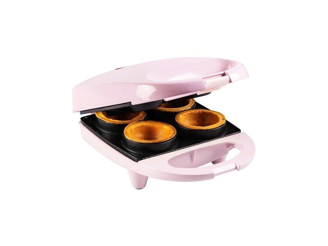 Máquina de Waffles Mini Waffle Maker Bestron Awcm4P Waffle Iron Pink 520 Watts Awcm4P Worten.pt