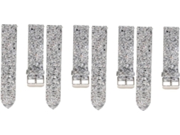 Conjunto De 3 Pulseiras De Couro Para Relógio Feminino