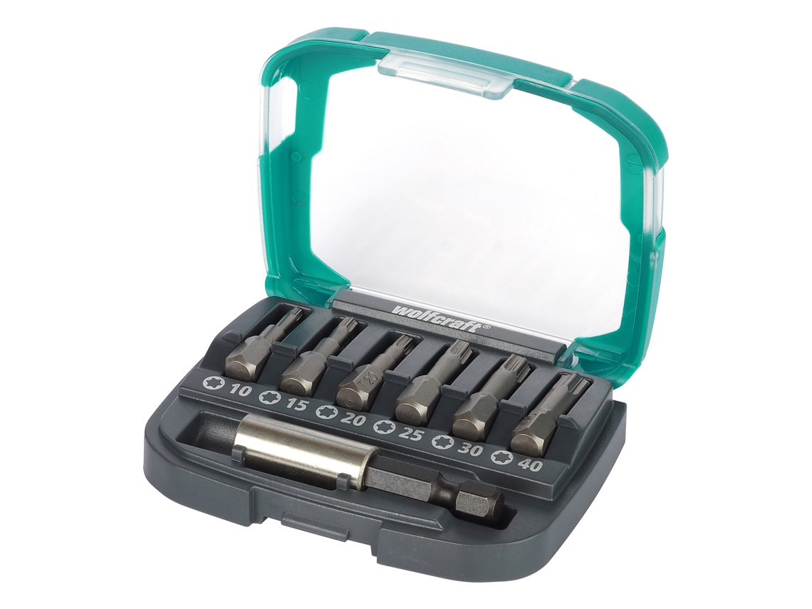 2965000 1 Caja De Puntas Fix Grip Torsion Solid 7 Piezas Wolfcraft