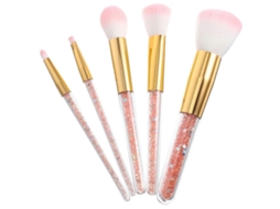 Conjunto De Pincéis De Maquiagem Profissionais Para Base Líquida, Pó Cosmético E Sobrancelhas, Para Amantes De Maquiagem Everley891