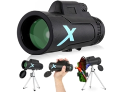 Telescópio Monocular 12x50 Escopo Monocular Hd Bak4 de Alta Potência com Baixa Visão Noturna Suporte para Smartphone e Tripé Ajustável para USHION