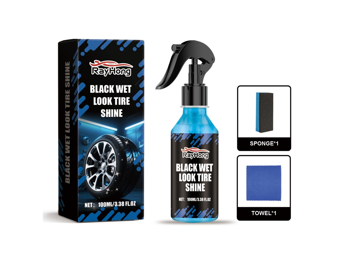 Spray De Cuidado Para Pneus Brilho E Proteção