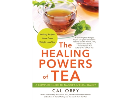 Livro the healing powers of tea de orey, cal (inglês)