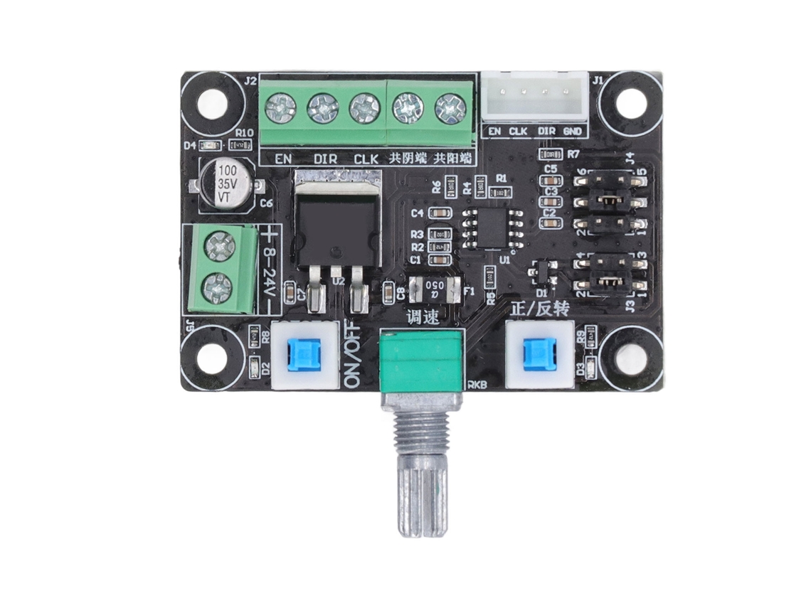 Controlador de Motor Passo a Passo com Regulação de Velocidade PWM 8 24v S/MARCA