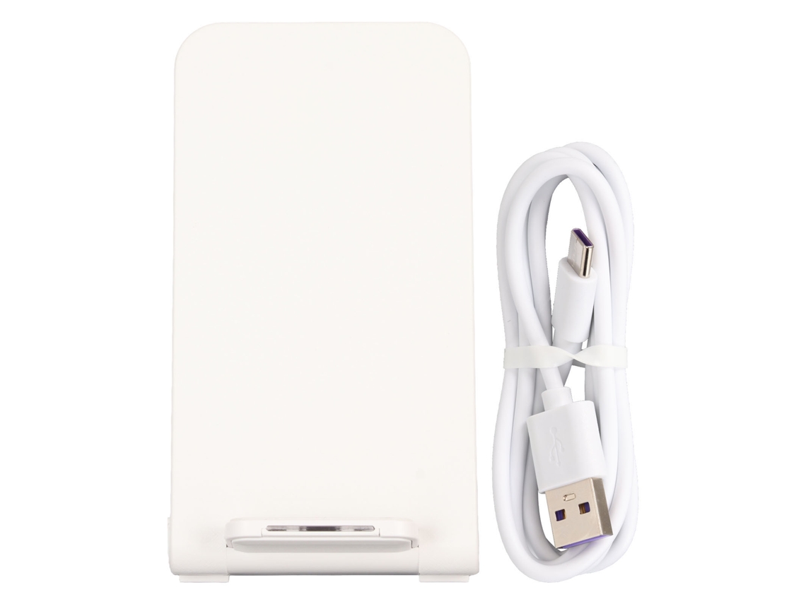 Aetheria suporte de Carregamento Sem Fio 15w Dobrável Vertical e Horizontal para Celular Branco