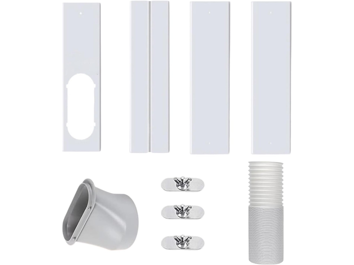 Kit De Vedação Para Janela Ar Condicionado Compatível Com Todos Os Aparelhos Portáteis E Secadoras Roupa Fácil