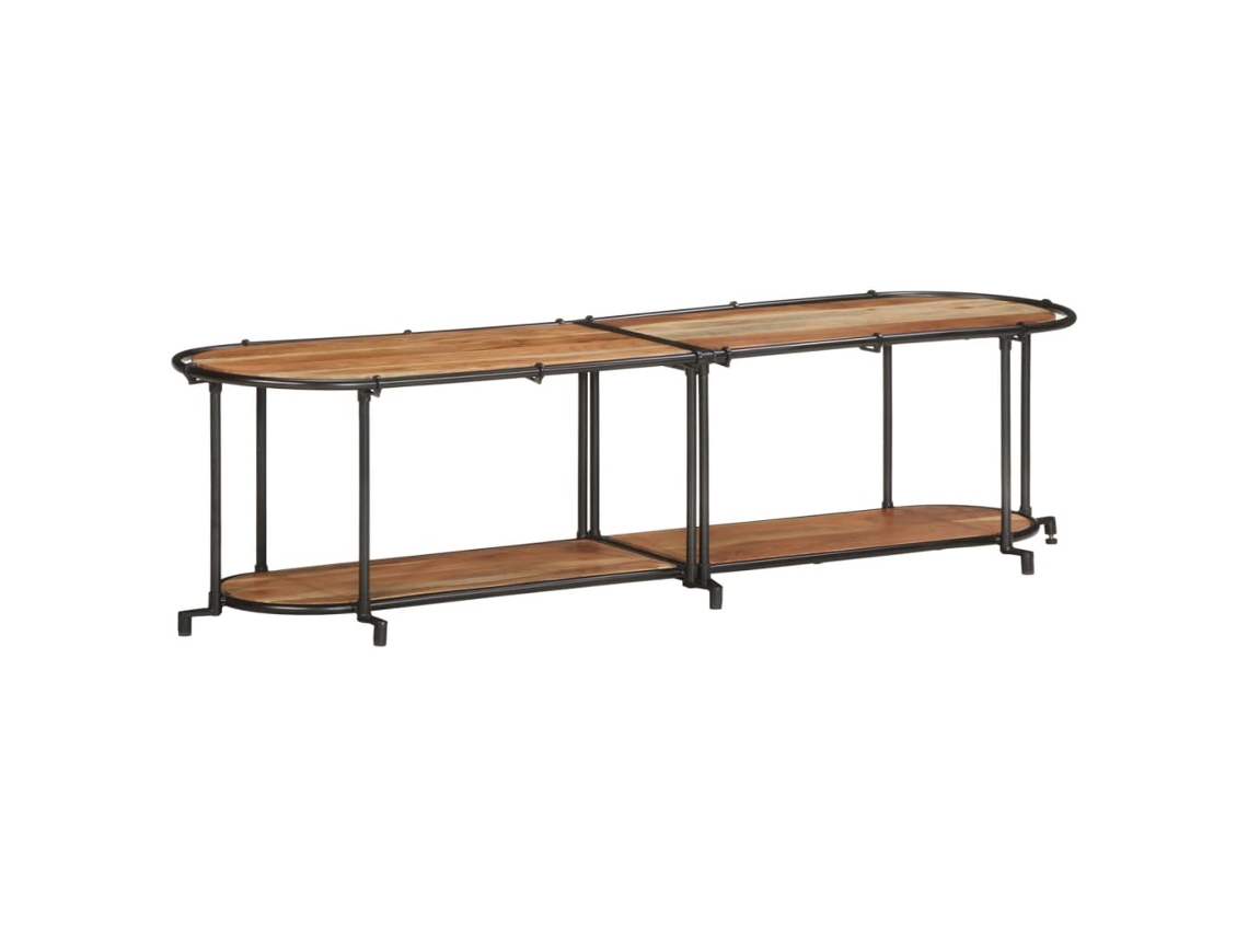 Tv Cabinet, Tv Cabinets Vidaxl Marrom Madeira De Acácia (160 X 42 X 40 Cm)