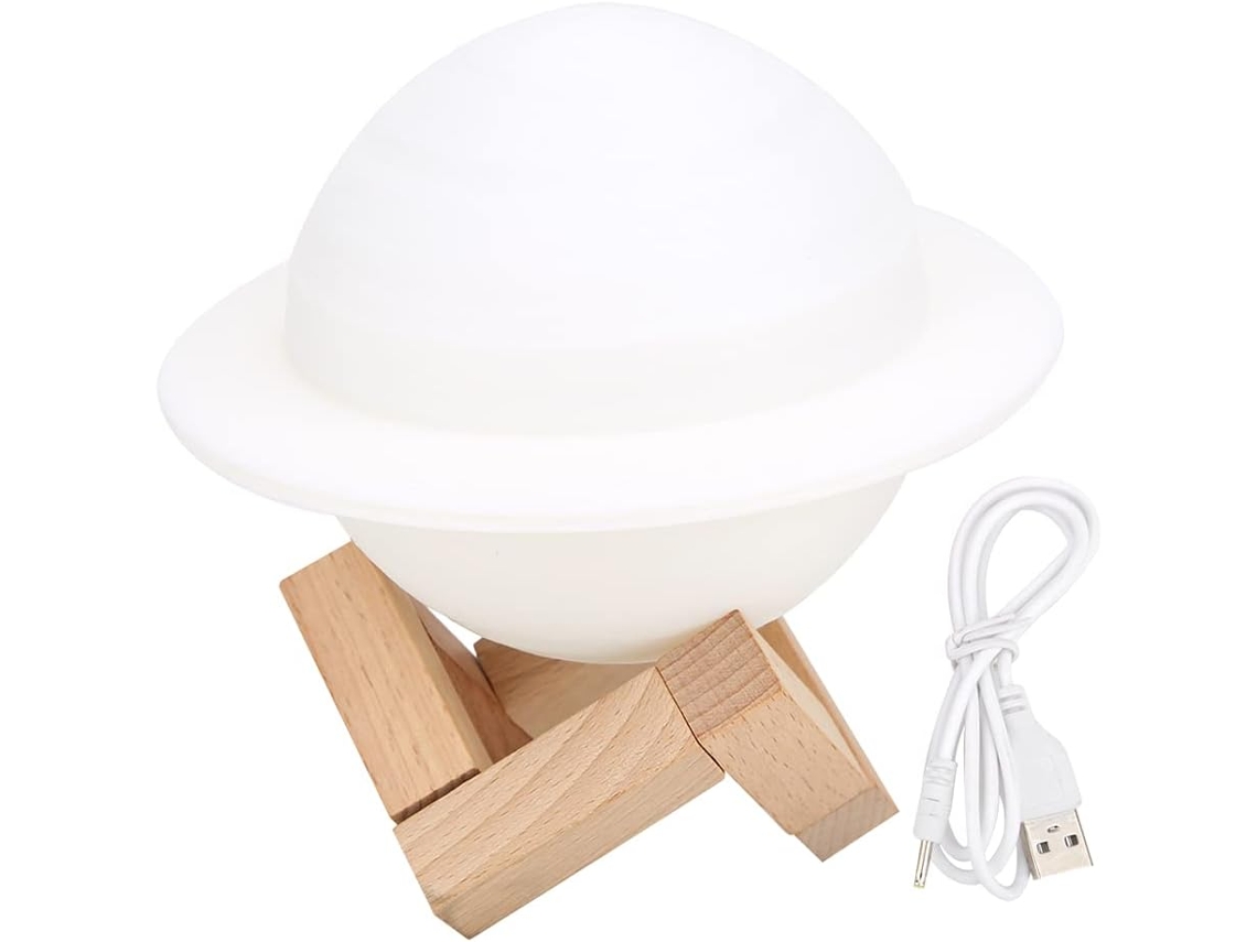 Mini Luminária De Mesa Inteligente Em Formato Fofo, Com Led E Bateria