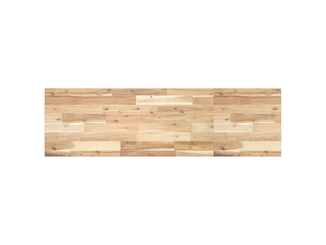 Tampo de mesa VIDAXL Marrom Madeira de acácia (140x40x2 cm)