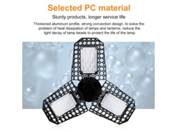 2026 luz de Crecimiento Led Plegable Espectro Rojo Y Azul para Plantas Con Trellis de Tres Hojas