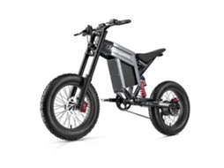 Bicicleta elétrica SHENGMILO S900 para adultos, motor de 1500 W, bateria de 60 V 30 Ah, pneus off-road de 20 polegadas.