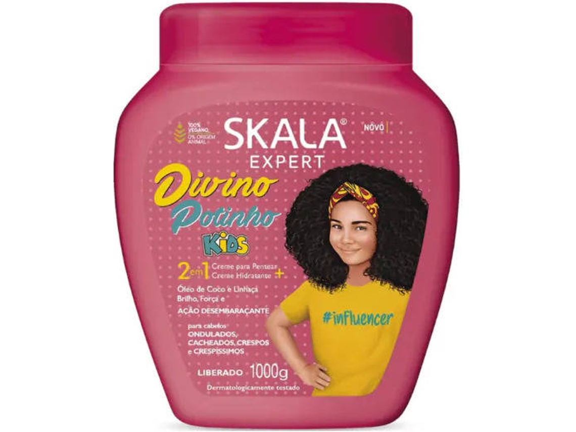 Máscara de Cabelo SKALA Kids Divino Potinho 2 em 1 (1000 g)