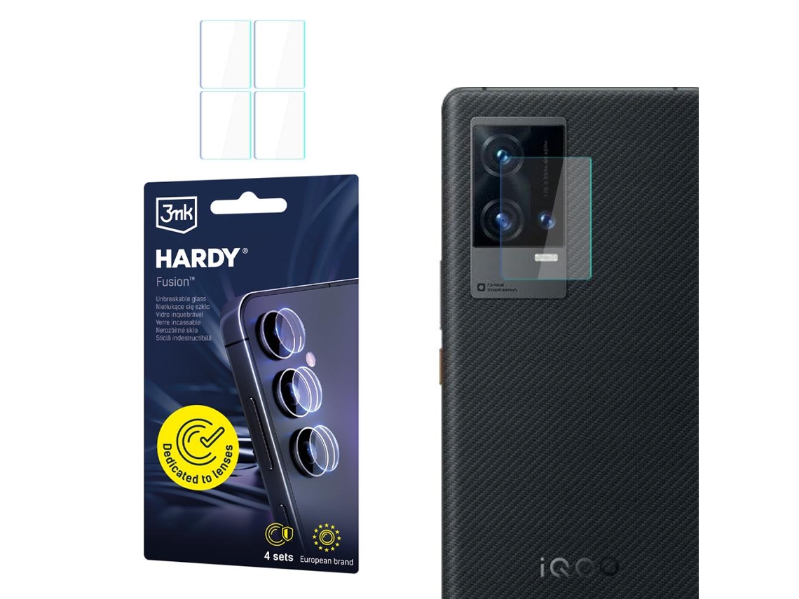 Película De Ecrã Vivo Iqoo 8 Pro 5g 3mk Hardy Fusion Lens Protection