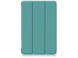 Capa Para Tablet Lurelia, Compatível Com Samsung Galaxy Tab S10 Plus 12.4 X820/x826, Verde Escuro, Pc, Dobrável Com Suporte, Função Sono