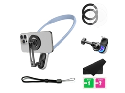 Suporte Magnético Para Celular/câmera De Ação Com Gancho No Pescoço.