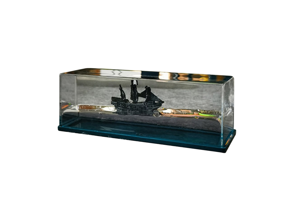 Laxiscreed Garrafa De Fluidos Black Pearl Para Decoração De Secretária Com Estilo Marítimo Para Homens