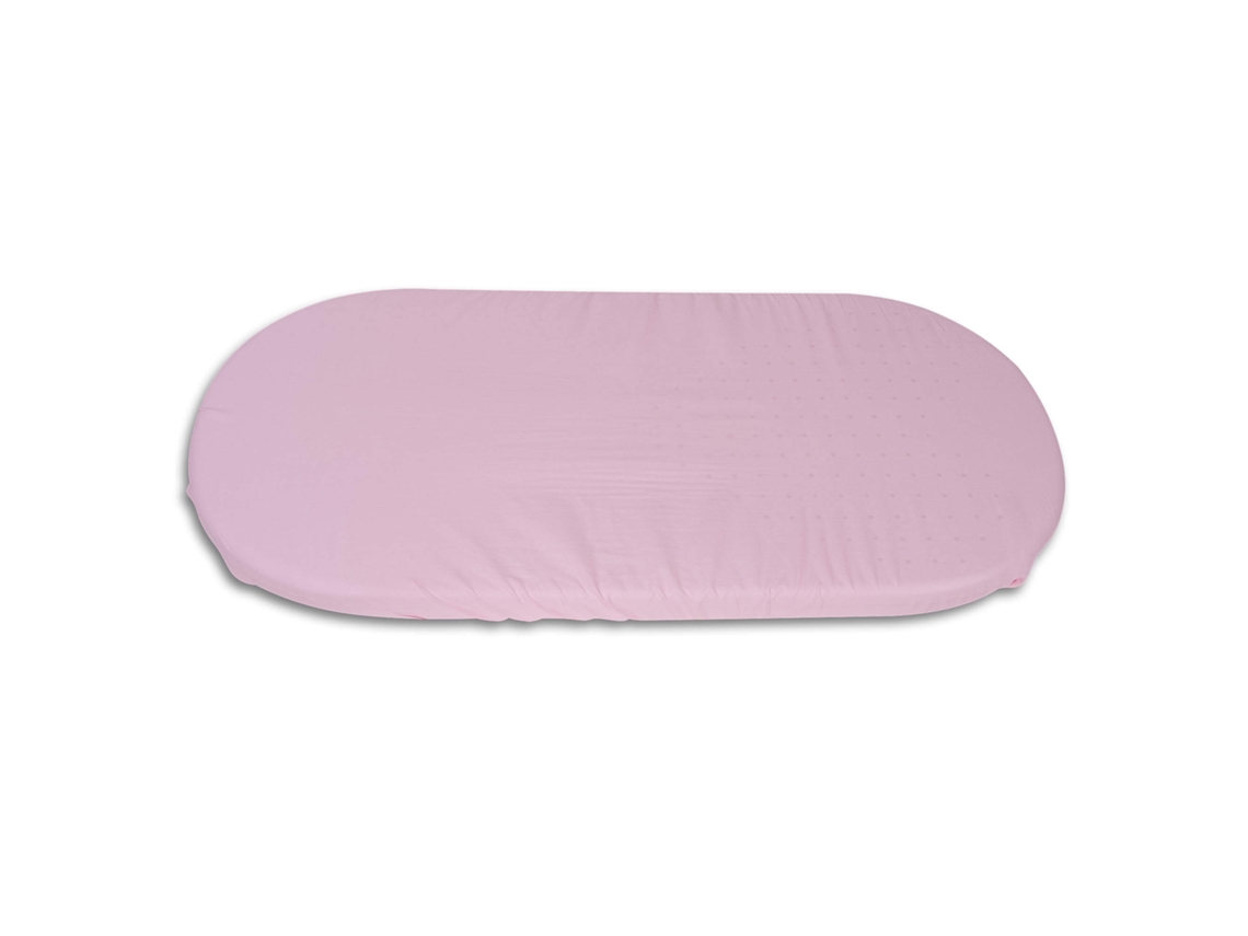 Lençol 100% Algodão Ajustável com Carro/Capo/Cuco Rosa Bêbado 80 BABYLINE