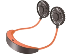Mini ventilador de pescoço com lâmpada de aromaterapia, USB, esportivo, S/MARCA