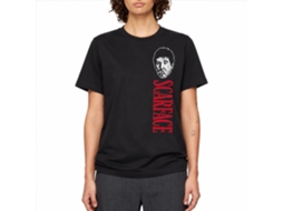 Rockinstone Scarface Movie Tall Left Black Adult T-shirt Size:s