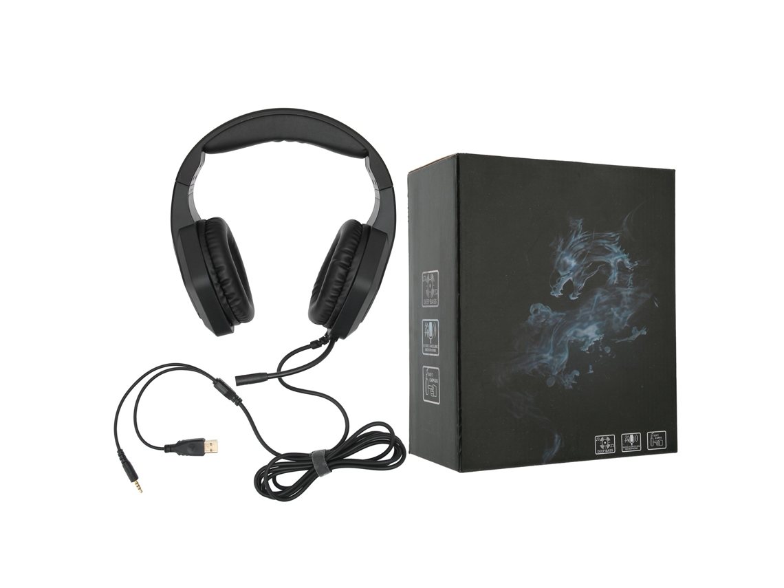 Fone Mali Gamer Taidu THS311 com Microfone, Cancelamento de Ruído, Som Surround, RGB, Controle de Volume