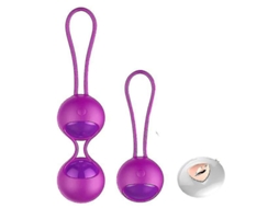 Bolas Remotas Kegel, Pesos De Exercício Para Mulheres, Exercitador De Assoalho Pélvico, Carregamento Usb (roxo)