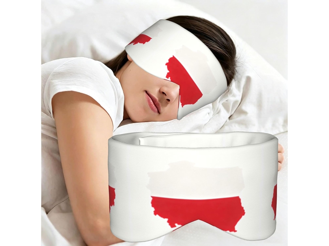 Máscara De Dormir Confortável Net Mapflag