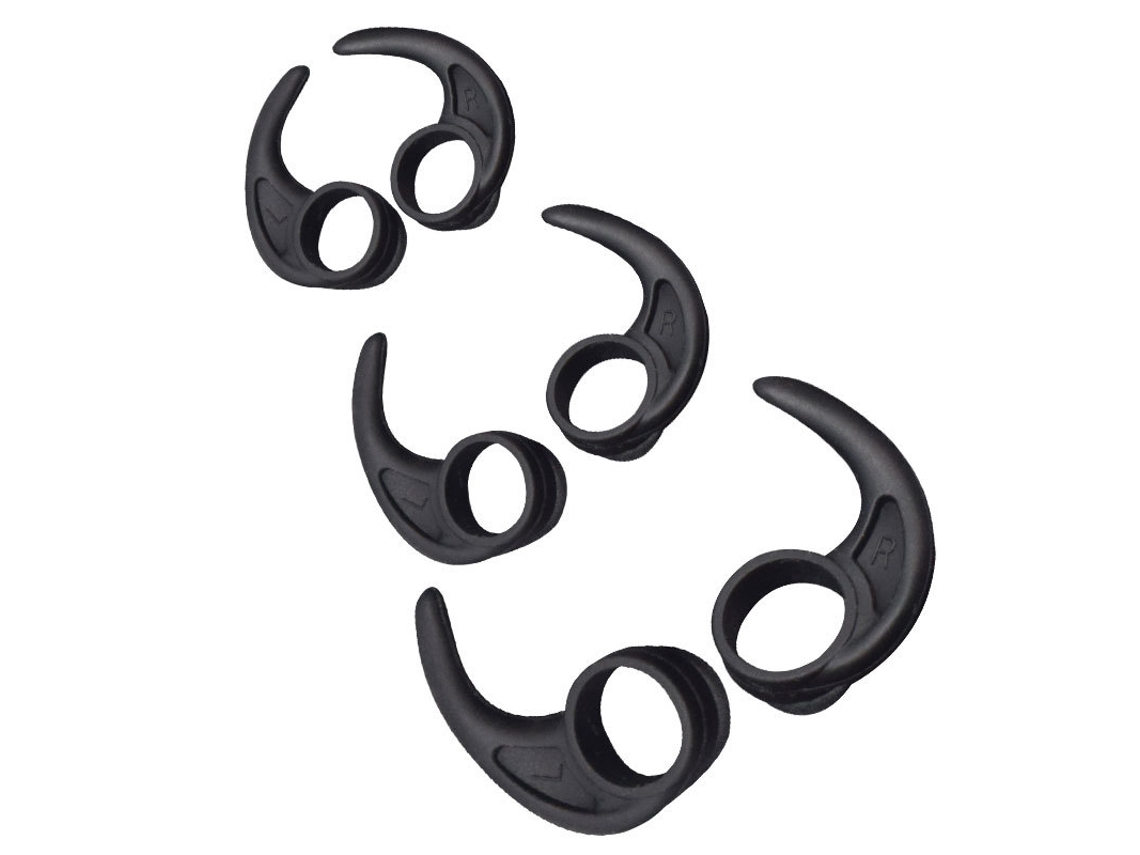 Fones de Ouvido de Silicone com Ganchos Nas Pontas das Asas 3 Tamanhos