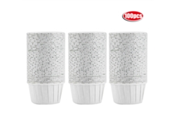 100 Mini Formas De Papel Para Cupcake, Redondas Bolo, Forminhas Muffin, Ideal Festas Em Casa E Casamentos 1