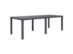 Garden Table, Garden Tables Vidaxl Marrom Plástico (220 X 90 X 72 Cm)