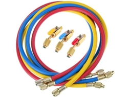 Mangueira De Recarga R410a, Tubo Enchimento 3 Cores Para Ar Condicionado, Sistema Refrigeração