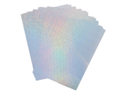 Vinil Adesivo Holográfico Imprimível Aboofan Para Artesanato, 20 Folhas, Tamanho A4, Material Sintético À Prova D Água