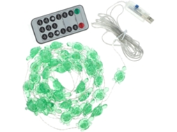 Luz De Casamento Led De Plástico, Verde