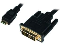 Logilink Mini hdmi Dvi d M/m 1m Preto