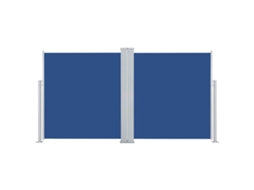 Side Awning, Side Awnings Vidaxl Azul Tecido (160 X 600 Cm)
