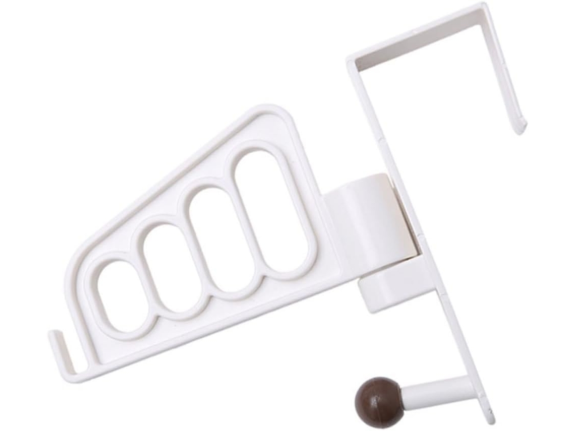 Cabideiro Multifuncional Branco Para Porta, Gancho Resistente Chapéus