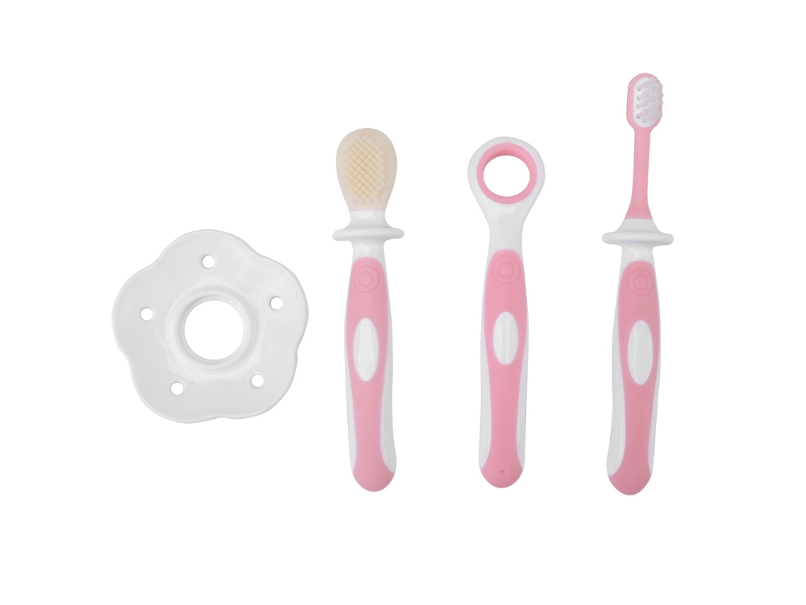 Escova Dentes Molar Bebê LAXISCREED Rosa