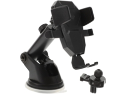 Suporte Para Celular Veicular Em Abs Preto Com Encaixe Para Saída De Ar.