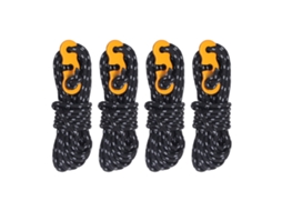 Linhas Guy 3mm 4pcs 13.1ft Reflectivas para Camping