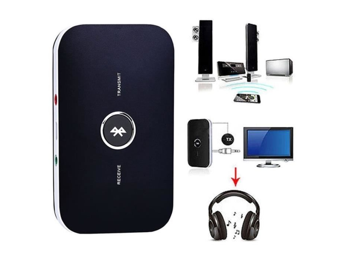 Receptor Transmissor Bluetooth Transmissor de Áudio Bluetooth Multifuncional 2 em 1 Elegiant B6 e Adaptador Bluetooth Receptor