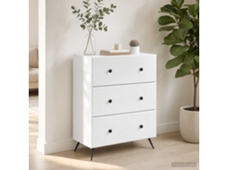 Vidaxl Gabinete De Gavetas Branco 66 X 34,5 X 90 Cm