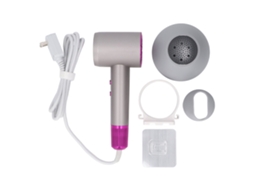 Aetheria secador de Cabelo Iônico de Alta Velocidade 1200w Secagem Rápida Baixo Ruído com Bocal Cinza Roxo