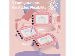 Tablero Magnético De Desenho Para Crianças Bebês De 2-3 Anos Com 4 Selos E Lápis Brinquedo Educativo Presente De Aniversário